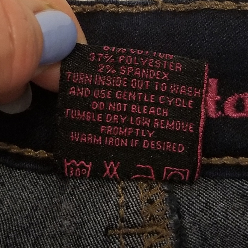 Black Crystal Skinny Jeans - Picture 7 of 8